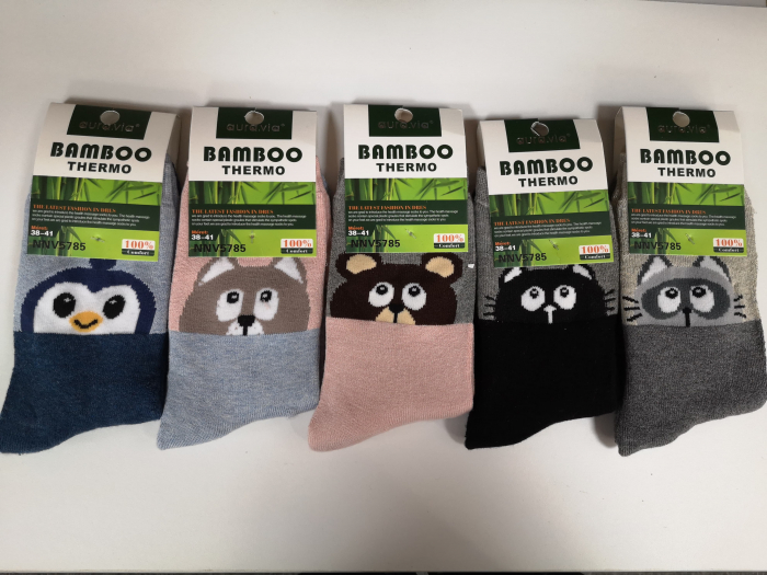 Sosete termo de dama, din bambus, perfecte pentru sezonul rece [3]