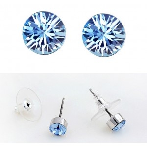 Cercei SHINE lightblue cu cristale swarovski