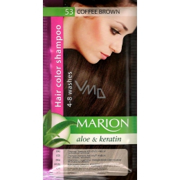 Sampon nuantator pentru par cu aloe Marion 53 Coffee Brown