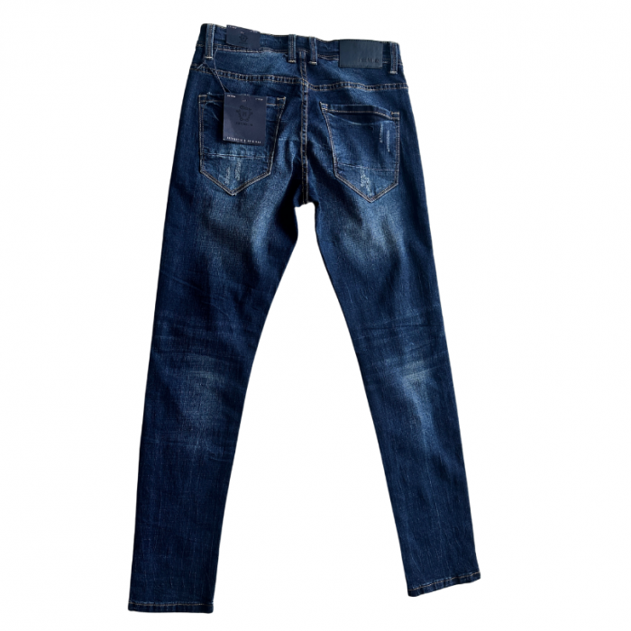 Blugi albastri adolescenti, serie SLIM, M016 [3]