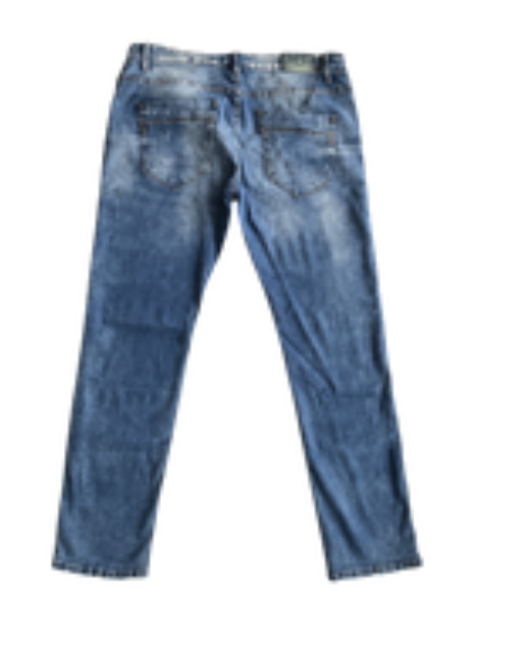 Blugi albastri pentru  barbati, serie clasica, 7A522 [3]