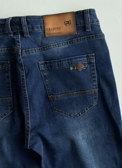 Blugi bleomarin pentru  barbati, serie clasica, GRAND839 [4]