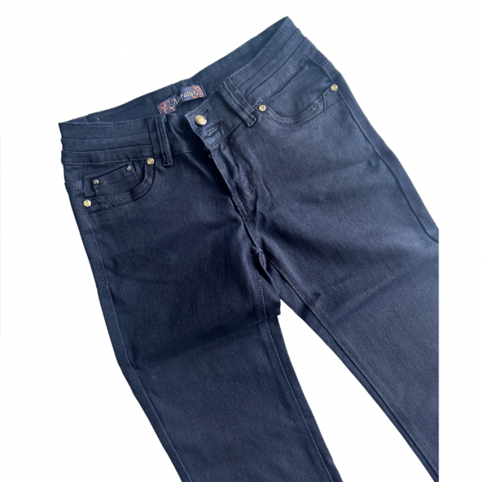 Blugi albastri pentru  femei, serie clasica, MARAVIS M6716 [2]