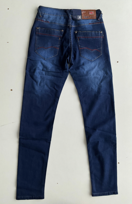 Blugi albastriu indigo pentru  barbati, serie clasica, Z037 [3]