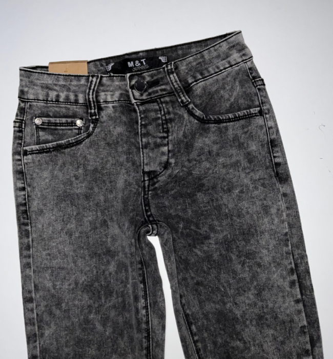 Blugi GRI baieti adolescenti, serie SLIM, AL609 [2]