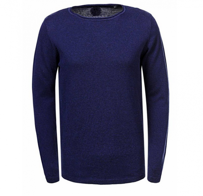 Bluza barbati casual  100% bumbac culoare bleomarin , cod MMY-9034 [1]
