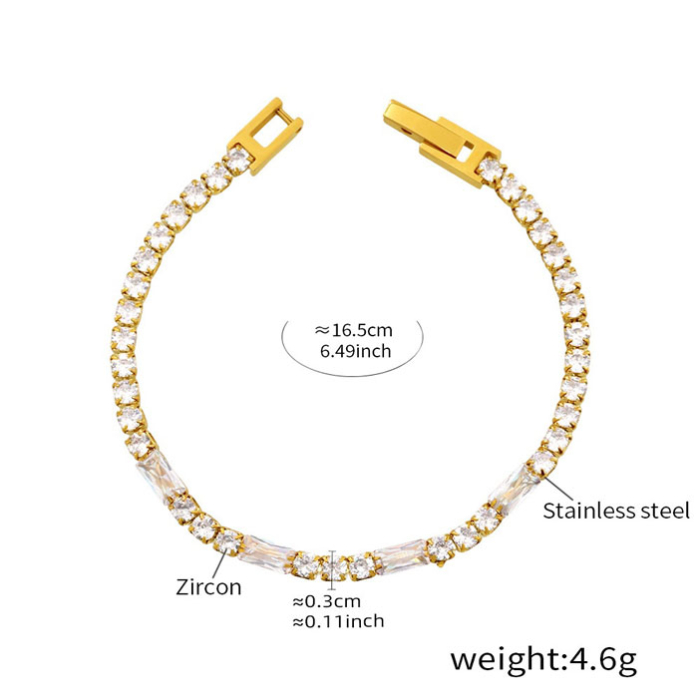 Bratara alba, Thia Jewelry S.Steel, pentru dama, din otel inoxidabil, JC-BE594-2 [2]