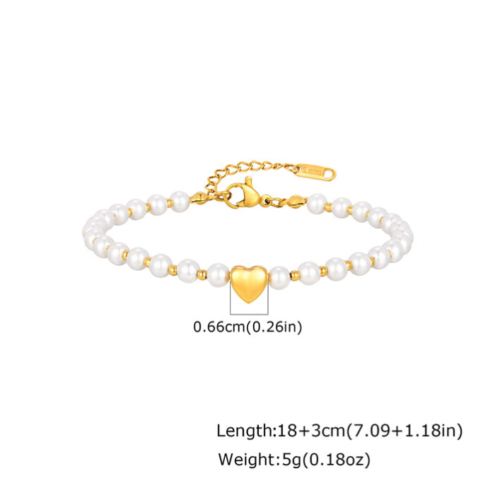 Bratara alba, Thia Jewelry S.Steel, pentru dama, din otel inoxidabil, JC-BR2733-2 [3]