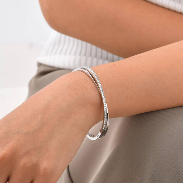 Bratara argintie, Thia Jewelry S.Steel, pentru dama, din otel inoxidabil, JC-B547-8 [2]