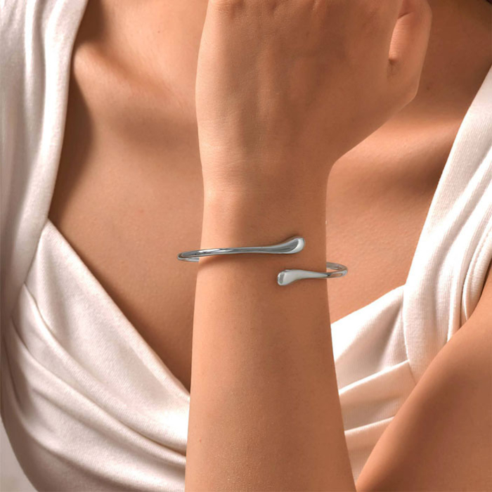 Bratara argintie, Thia Jewelry S.Steel, pentru dama, din otel inoxidabil, JC-B701-8 [2]