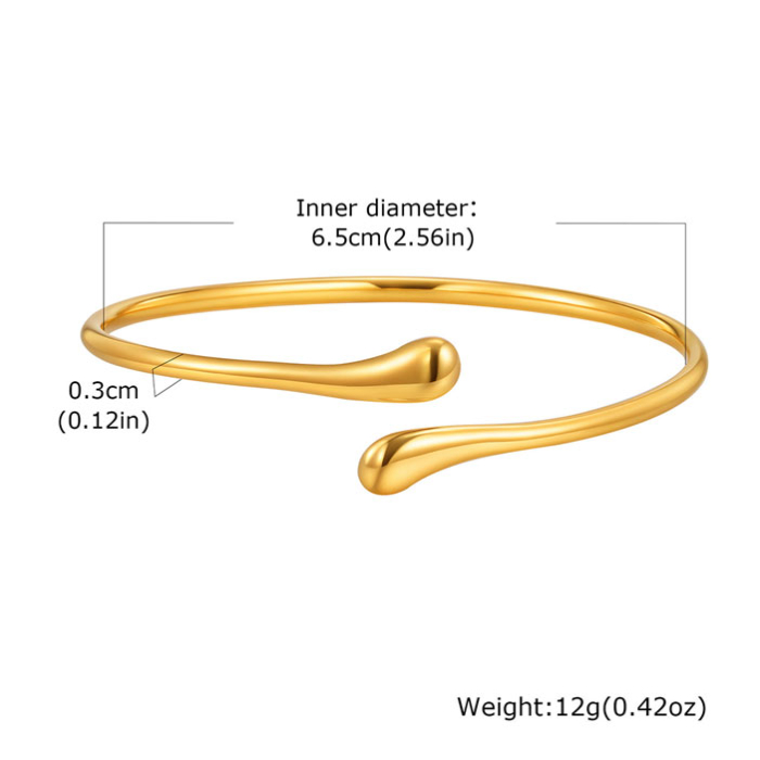 Bratara aurie, Thia Jewelry S.Steel, pentru dama, din otel inoxidabil, JC-B701-9 [3]