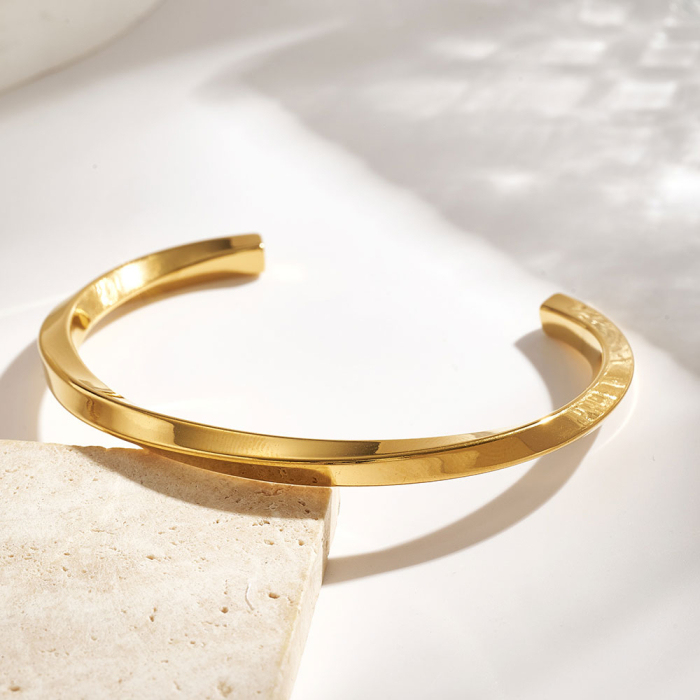 Bratara aurie, Thia Jewelry S.Steel, pentru dama, din otel inoxidabil, NH-B001-9 [2]