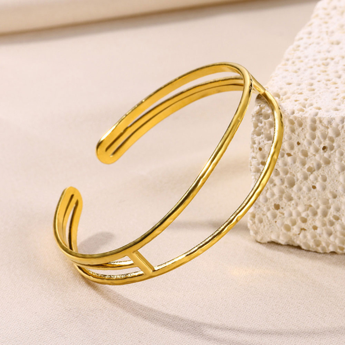 Bratara aurie, Thia Jewelry S.Steel, pentru dama, din otel inoxidabil, NH-B043-9 [2]