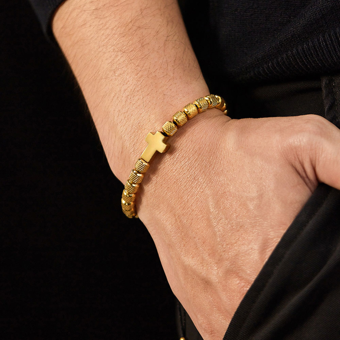 Bratara aurie, Thia Jewelry S.Steel, pentru dama, din otel inoxidabil, NH-B066-9 [2]