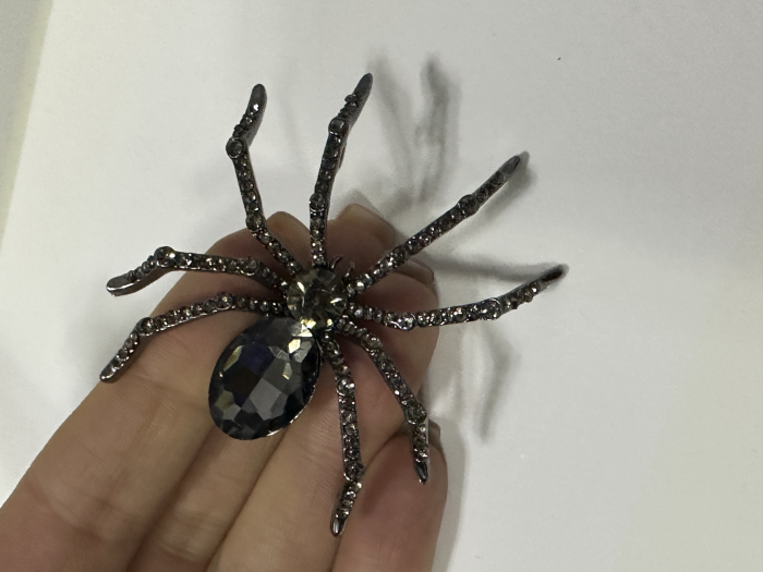 Brosa model  păianjen negru Spider  5x5 cm  BR23.019 [2]