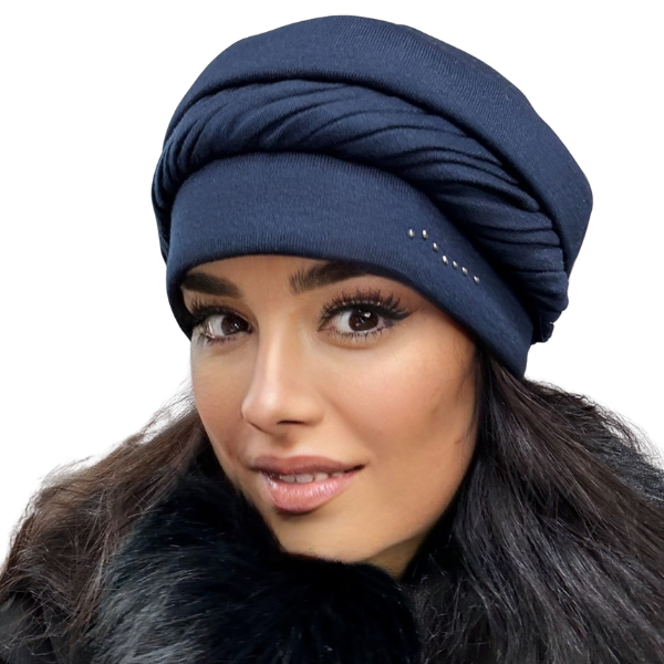 Caciula de dama MIA din angora, captuseala din polar, culoare bleomarin MIA25 [1]