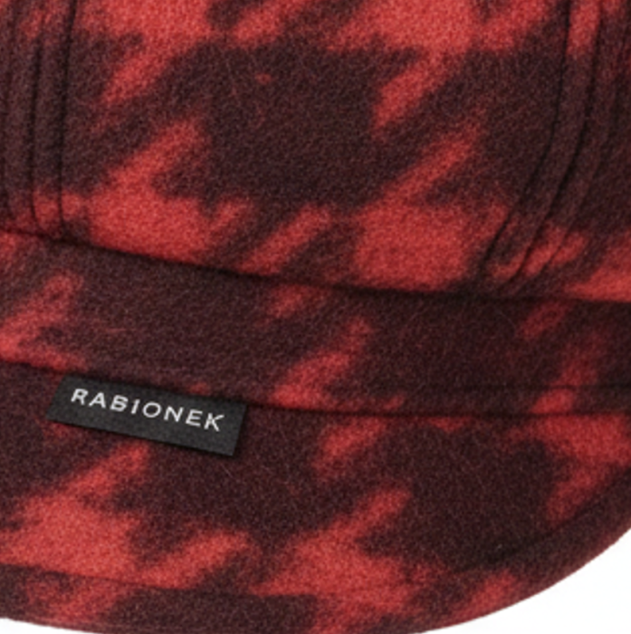 Caciula de dama stil bereta EMILIA cu cozoroc 100% lana, marime universala TTO22.01.TO18 Rabionek Polonia [4]