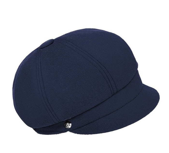 Caciula de dama stil bereta  MIA cu cozoroc 100% lana, marime universala S23.971W. WG637T bleomarin Rabionek Polonia [1]