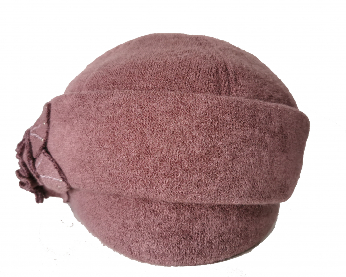 Caciula rafinata de dama Ema din angora, marime universala, plamaniu [2]