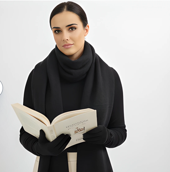 Cadoul perfect de Crăciun - set 2in1 pentru femei  5709 negru [3]