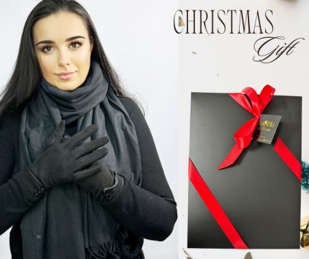 Cadoul perfect de Crăciun - set 2in1 pentru femei  5708negru [2]