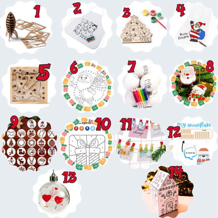 Calendarul de advent - Magia Sarbatorilor de Craciun cu  14 activități copii- varianta standard [3]