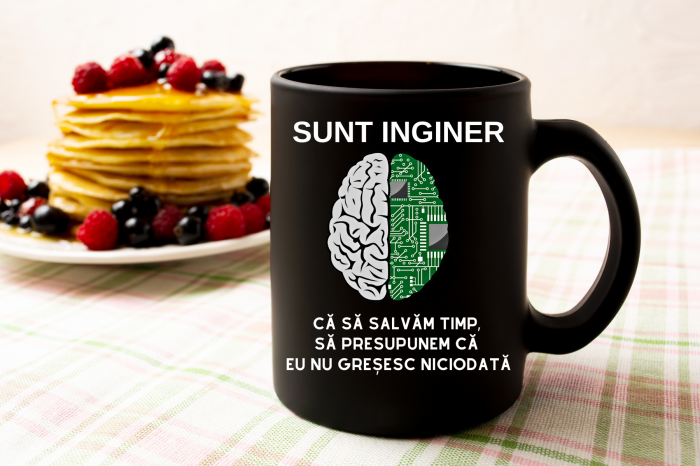 Cana personalizata cu textul Sunt inginer 330ml [3]