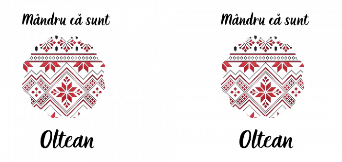 Cană cu motive traditionale romanesti, Mandru ca sunt oltean, eCADOU, CROM1005 [4]