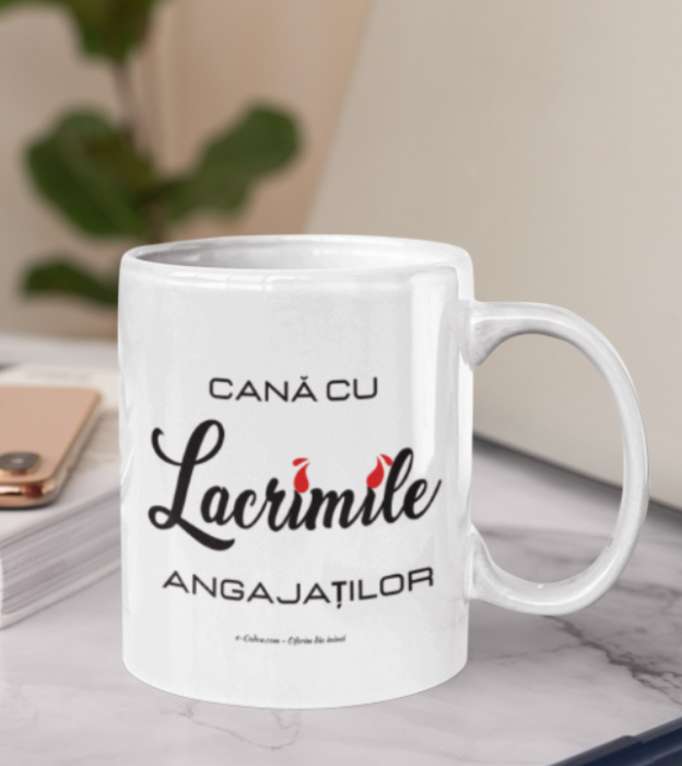 Cana personalizata amuzanta pentru sefi Lacrimile angajatilor LCM2002 [3]