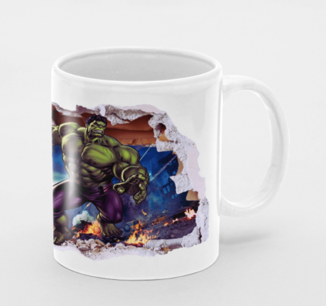 Cană personalizata copii Incredibilul HULK, eCADOU, HULK10012 [2]
