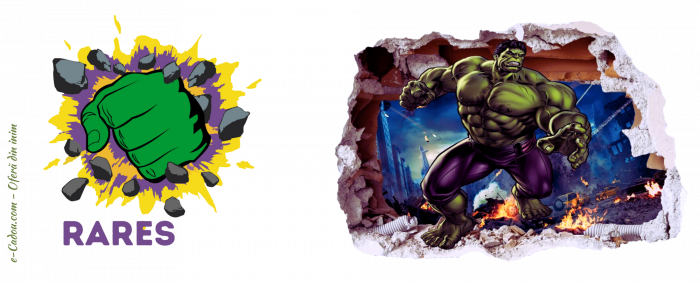 Cană personalizata copii Incredibilul HULK, eCADOU, HULK10012 [4]