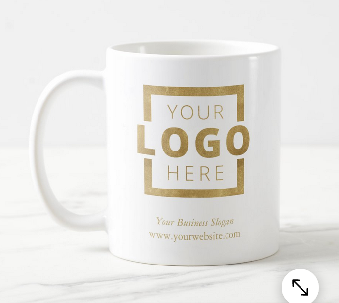 Cana personalizata cu logo  pentru companii printat pe ambele părți LOGO223 [2]