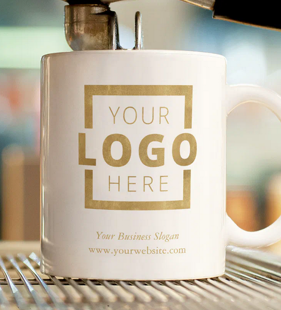 Cana personalizata cu logo  pentru companii printat pe ambele părți LOGO223 [3]