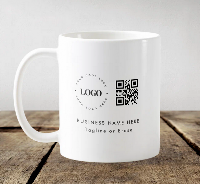 Cana personalizata cu logo  pentru companii printat pe ambele părți LOGO225 [3]