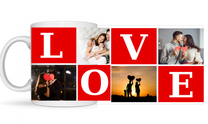 Cana personalizata cu poze si mesaj LOVE CPF115_17 [3]