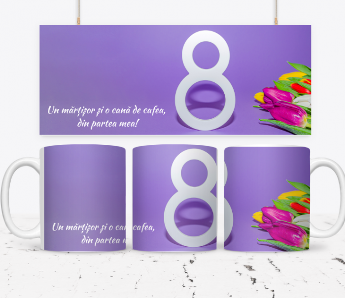 Cană personalizată martisor pentru Mama de 8 Martie SFM2021 [1]