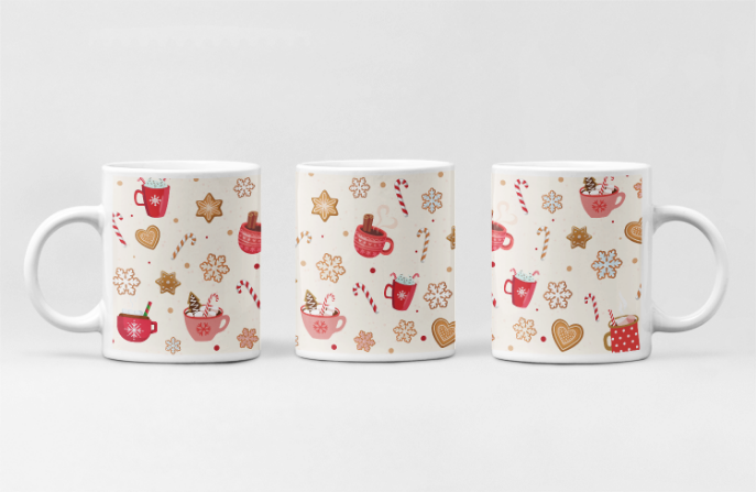 Cană personalizata - model Hot Cocoa, tematica de Craciun [2]