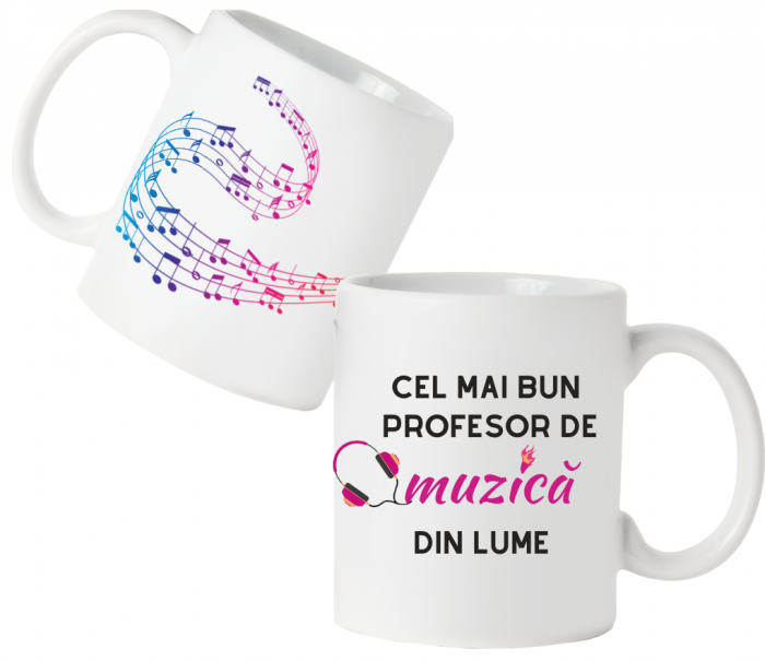 Cană personalizată pentru cel mai bun profesor de muzica din lume COP20055 [1]