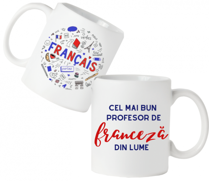 Cană personalizată pentru cel mai bun profesor de franceza din lume COP20045 [1]