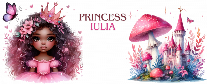 Cană personalizată pentru fetite cu printese  KID1004 Princess [3]