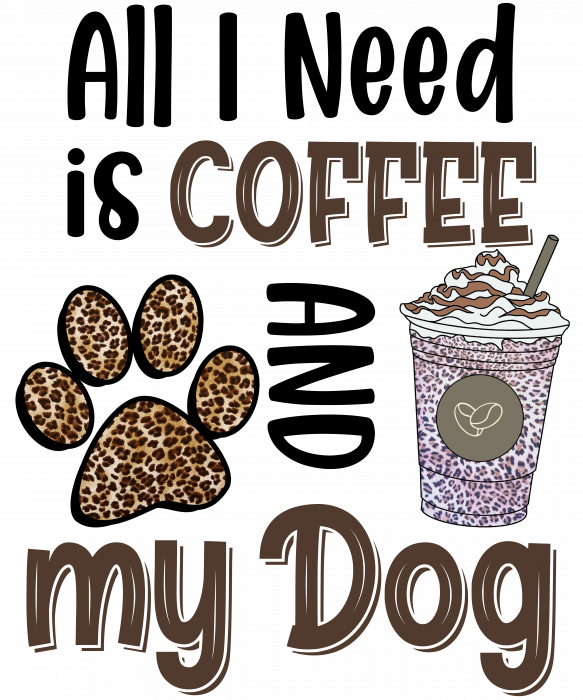 Cană personalizată pentru iubitorii de catei All i need is coffe and my dog [2]