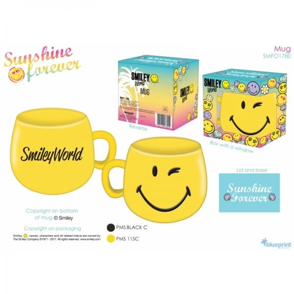 Cana Smiley Forever (breakfast ceramic cup) din portelan [2]