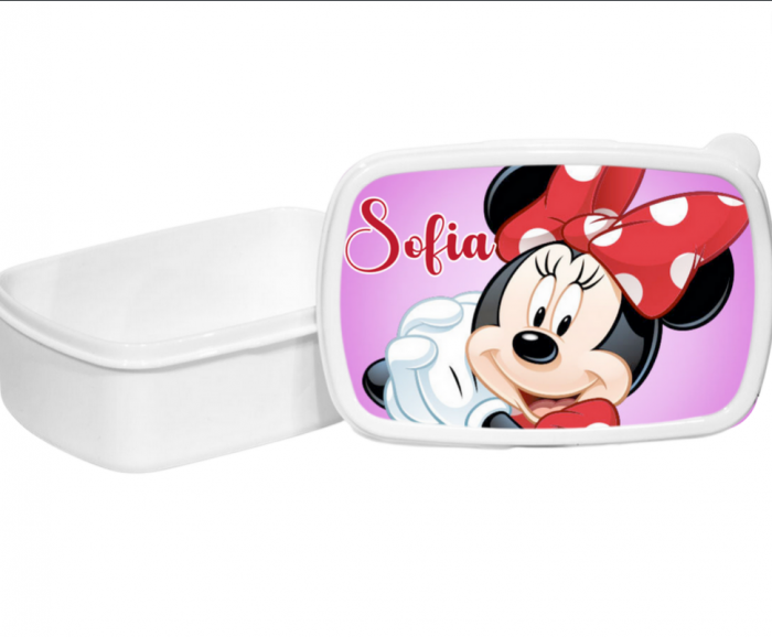 Caserola personalizata cu personaj și nume pentru sandwich Back to school SN201 [1]