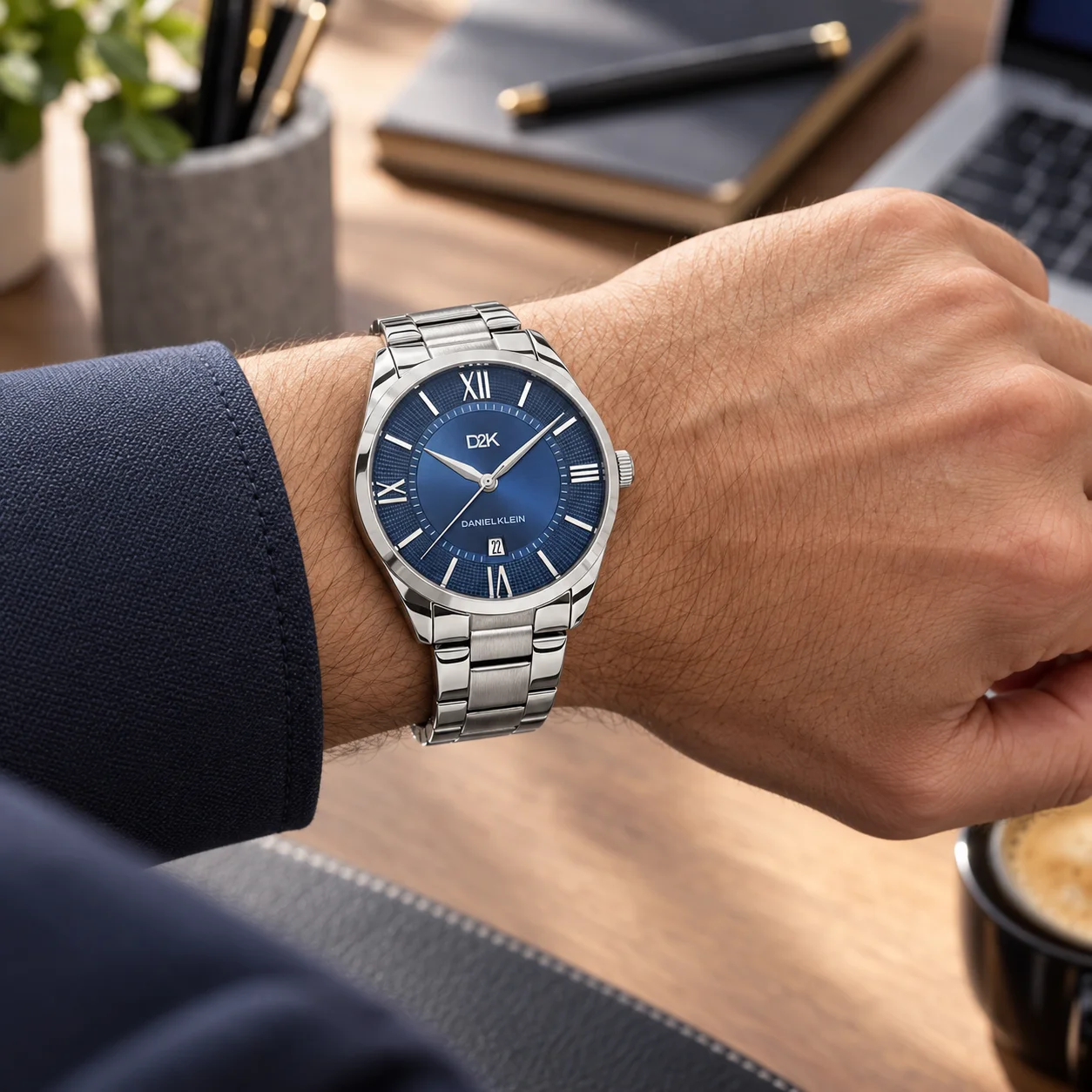 Ceas barbatesc Daniel Klein D2K Quartz argintiu DK.6.14452-3 [3]