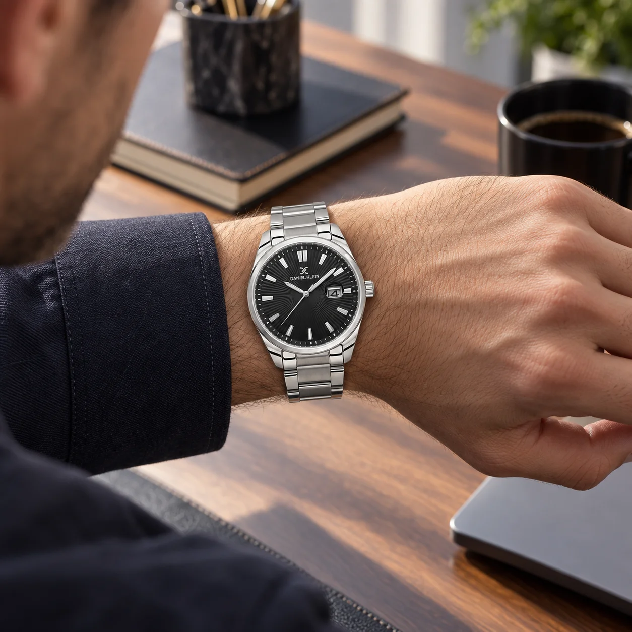 Ceas barbatesc Daniel Klein Premium quartz argintiu DK.1.14334-2 [3]