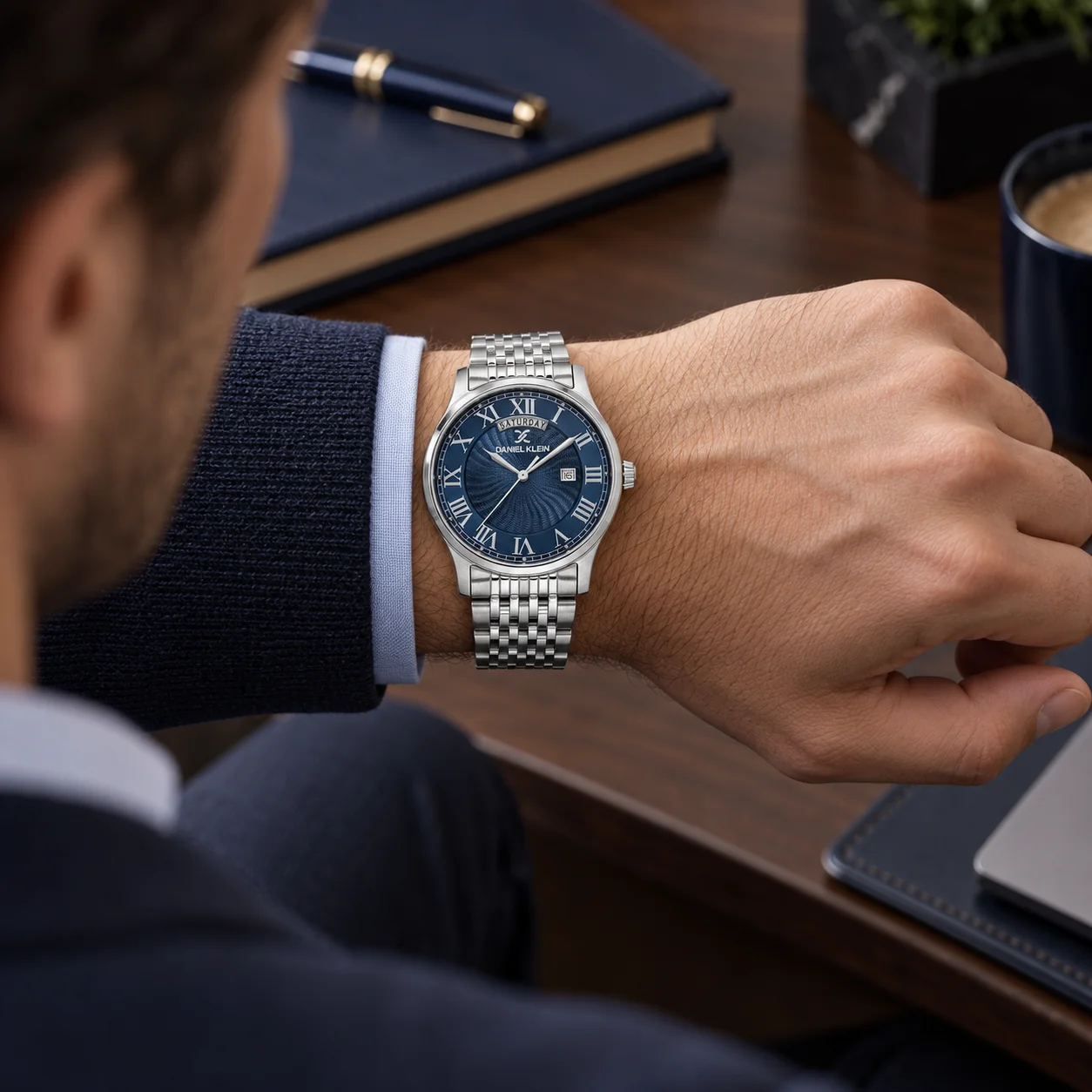 Ceas barbatesc Daniel Klein Premium quartz argintiu DK.1.14335-3 [3]
