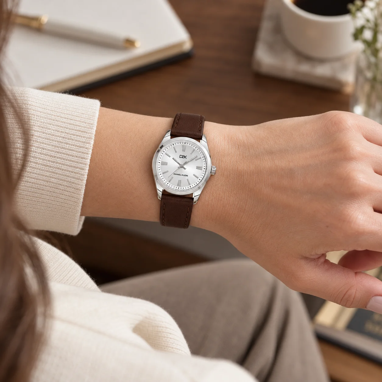 Ceas dama Daniel Klein D2K Quartz maro DK.1.14459-1 [3]