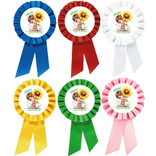 Cocarde Absolvire Personalizate - Clasa Florilor [2]