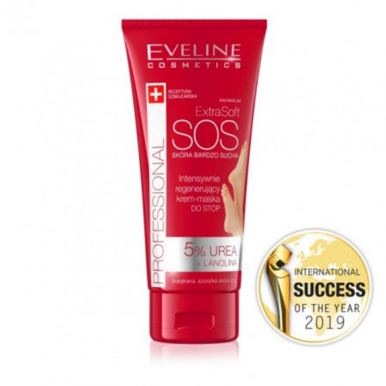 Crema-masca Extra Soft SOS pentru picioare, 5%Urea, Eveline Cosmetics [1]