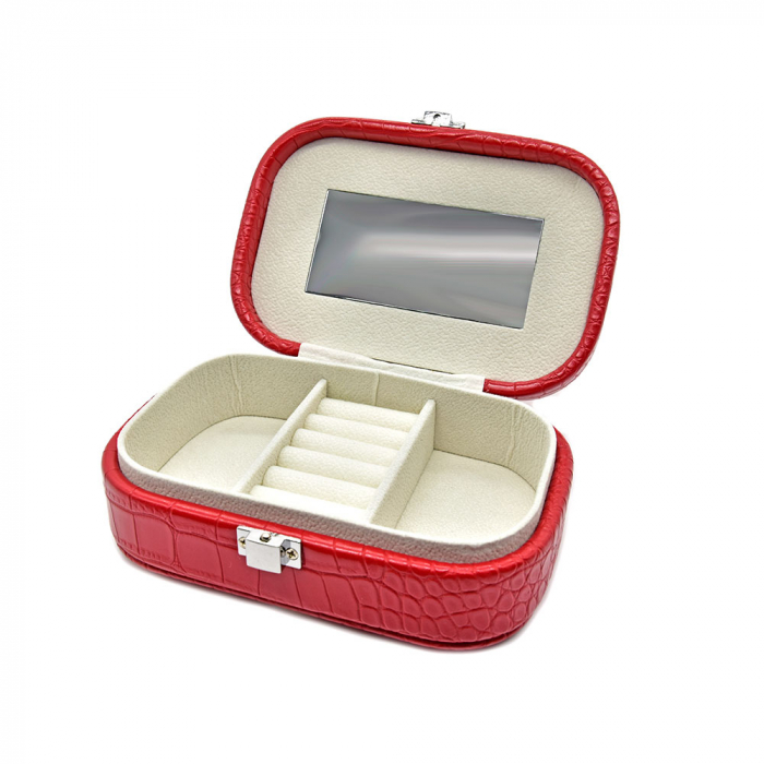 Cutie Bijuterii Angel Din Piele Ecologica Rosu [2]